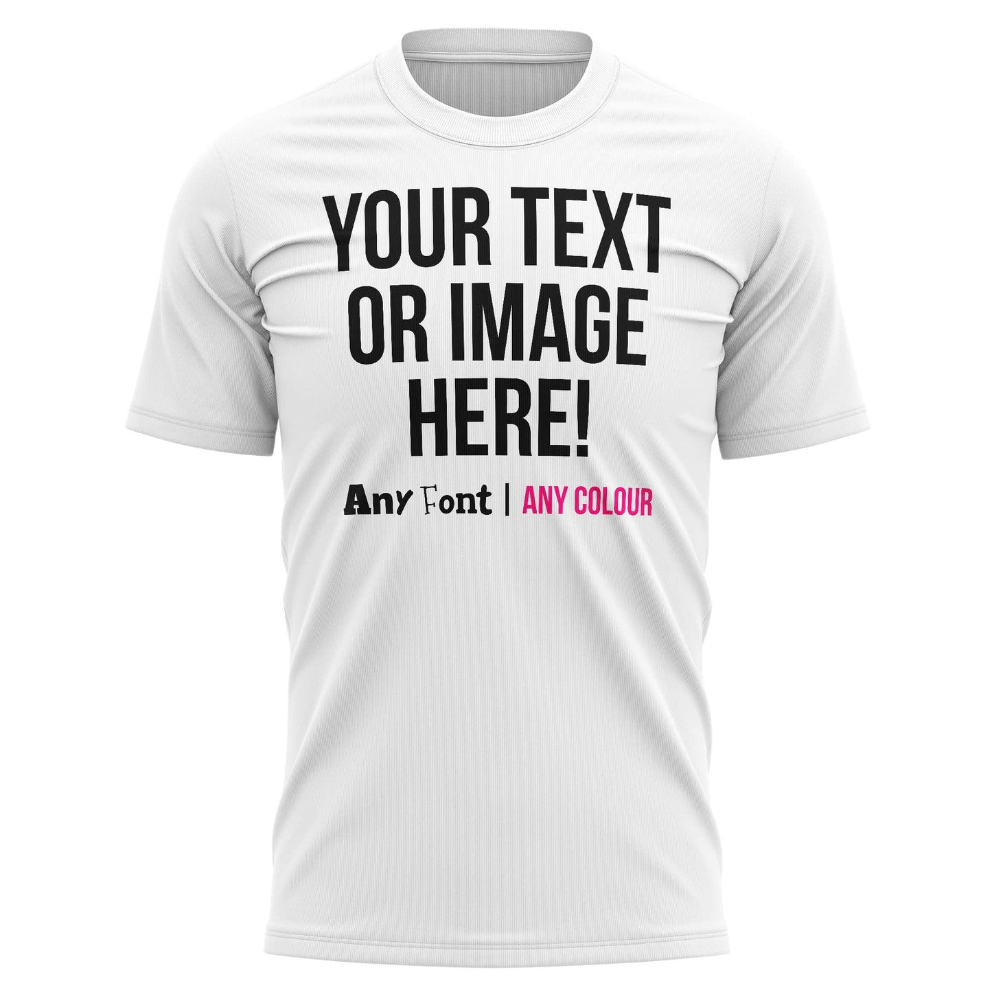 - Personalised Text and Image T Shirt-