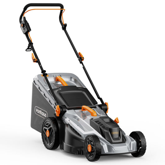 - VonHaus Lawnmower 1600W – Electric Corded Lawn Mower for all Types of Grass – 42L