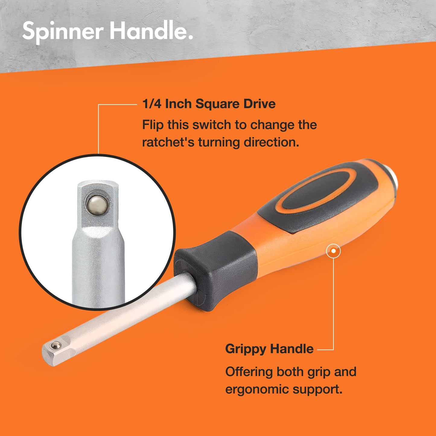 - VonHaus 130pc Socket + Bit Set Including 72-Teeth Ratchet Handle -