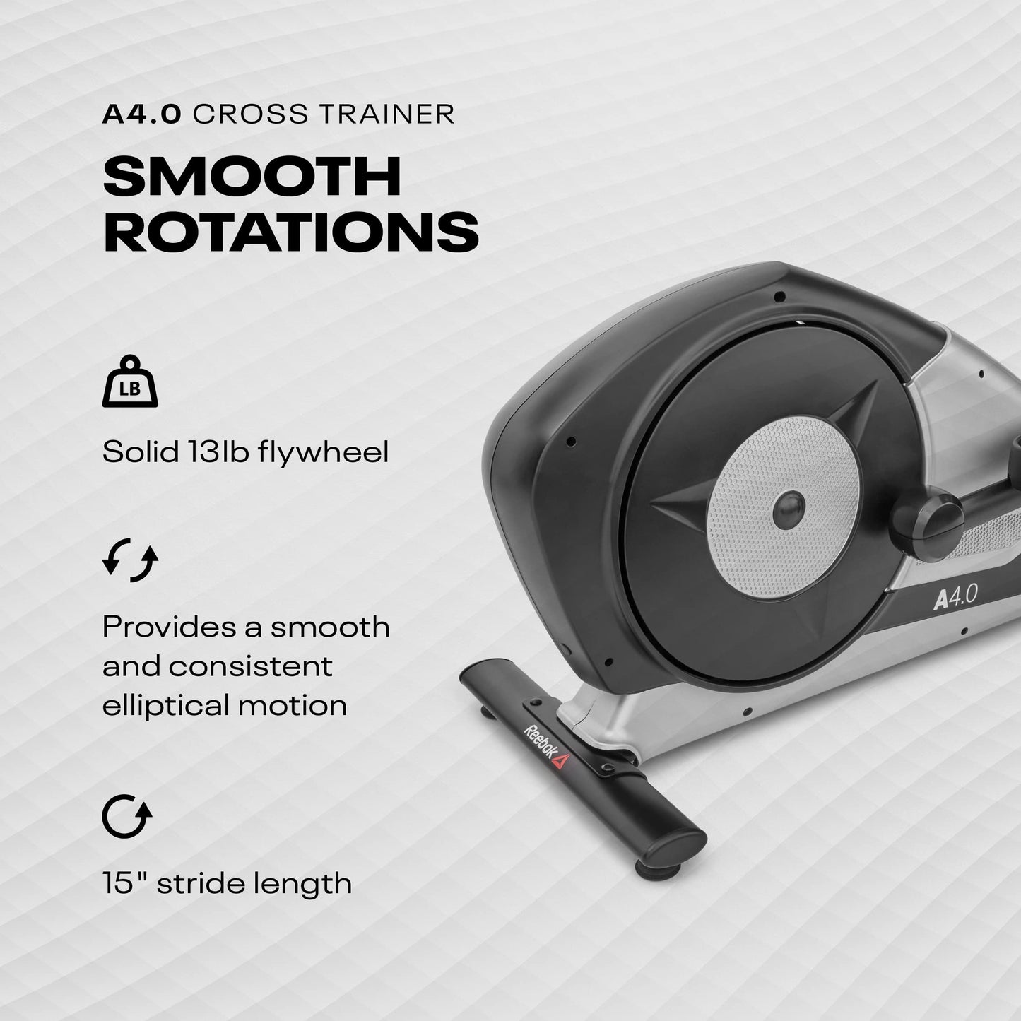 - Reebok Unisex Adult A4.0 Elliptical | Silver -