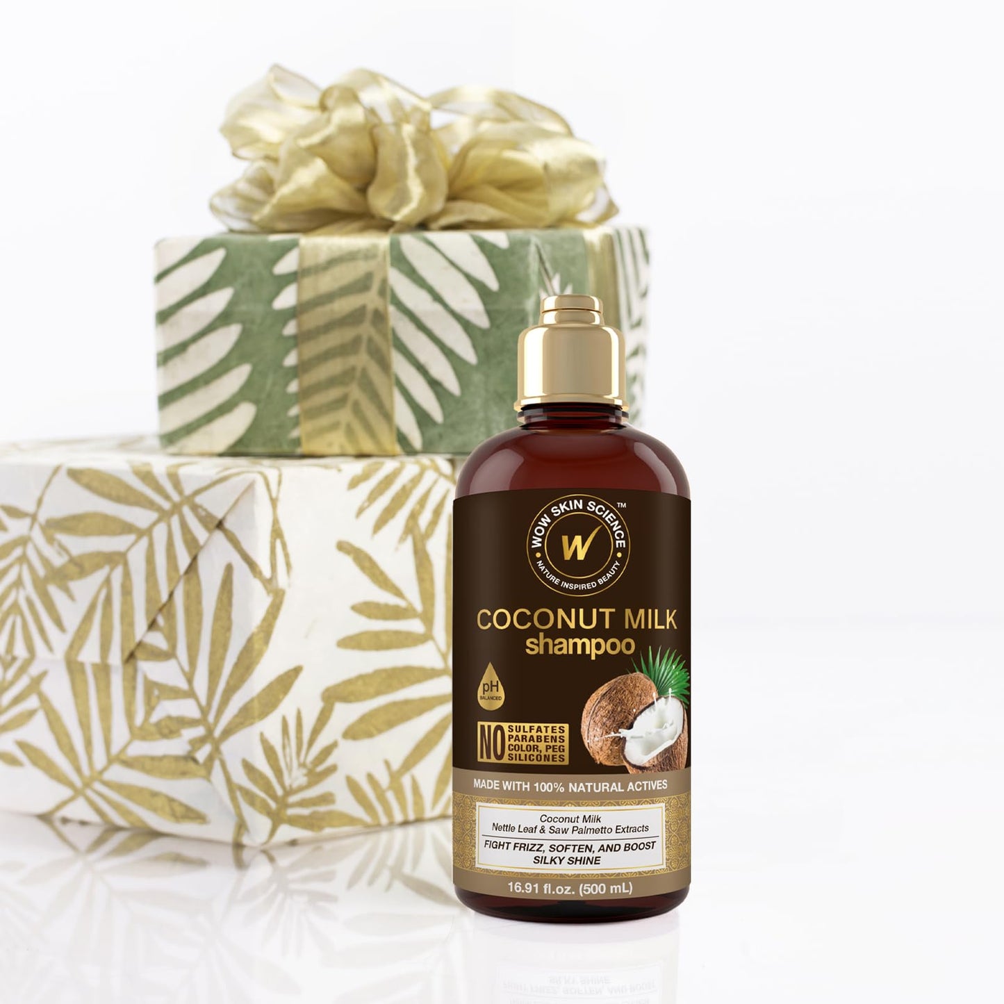 - WOW Skin Science Nourishing Coconut Milk Shampoo | 500ml | Hair Growth Shampoo | Curly Hair Shampoo & Wavy Hair Shampoo for Men & Women