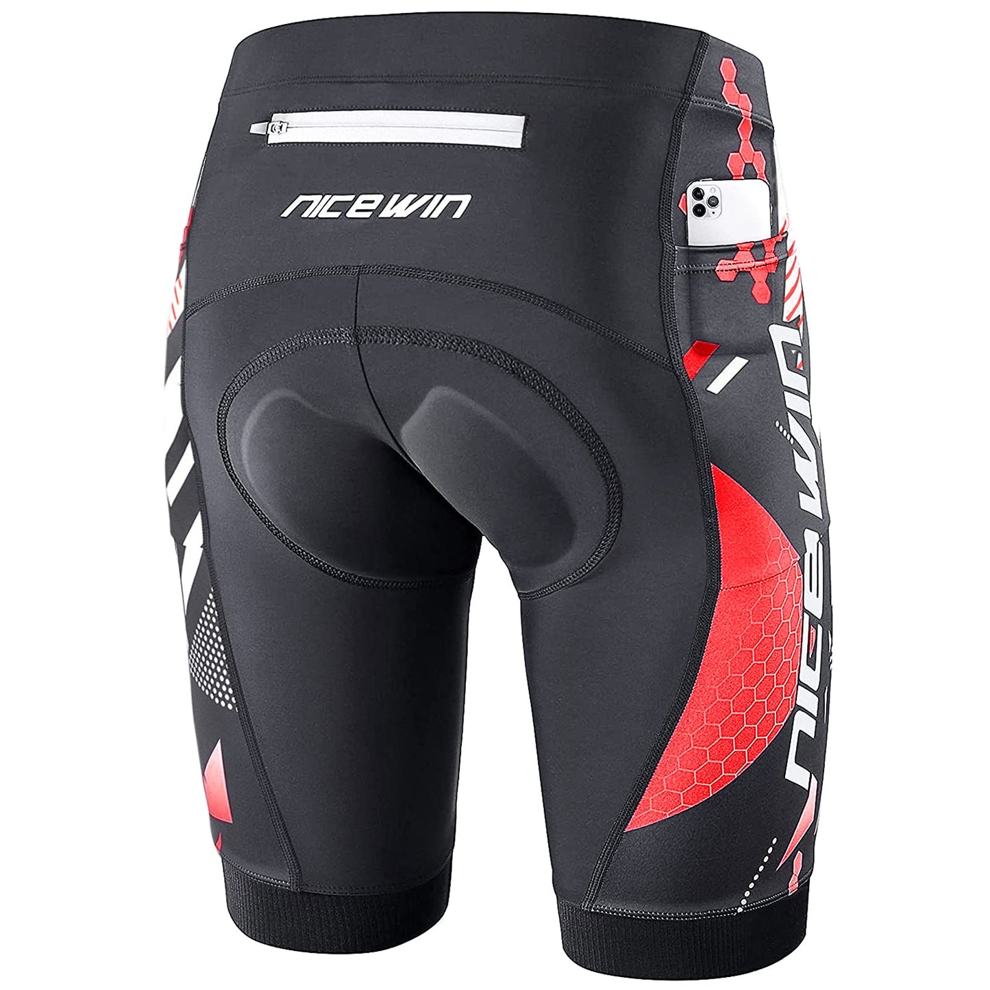 - NICEWIN Men’s Cycling Shorts | 3D Padded Quick-Dry Half Pants -