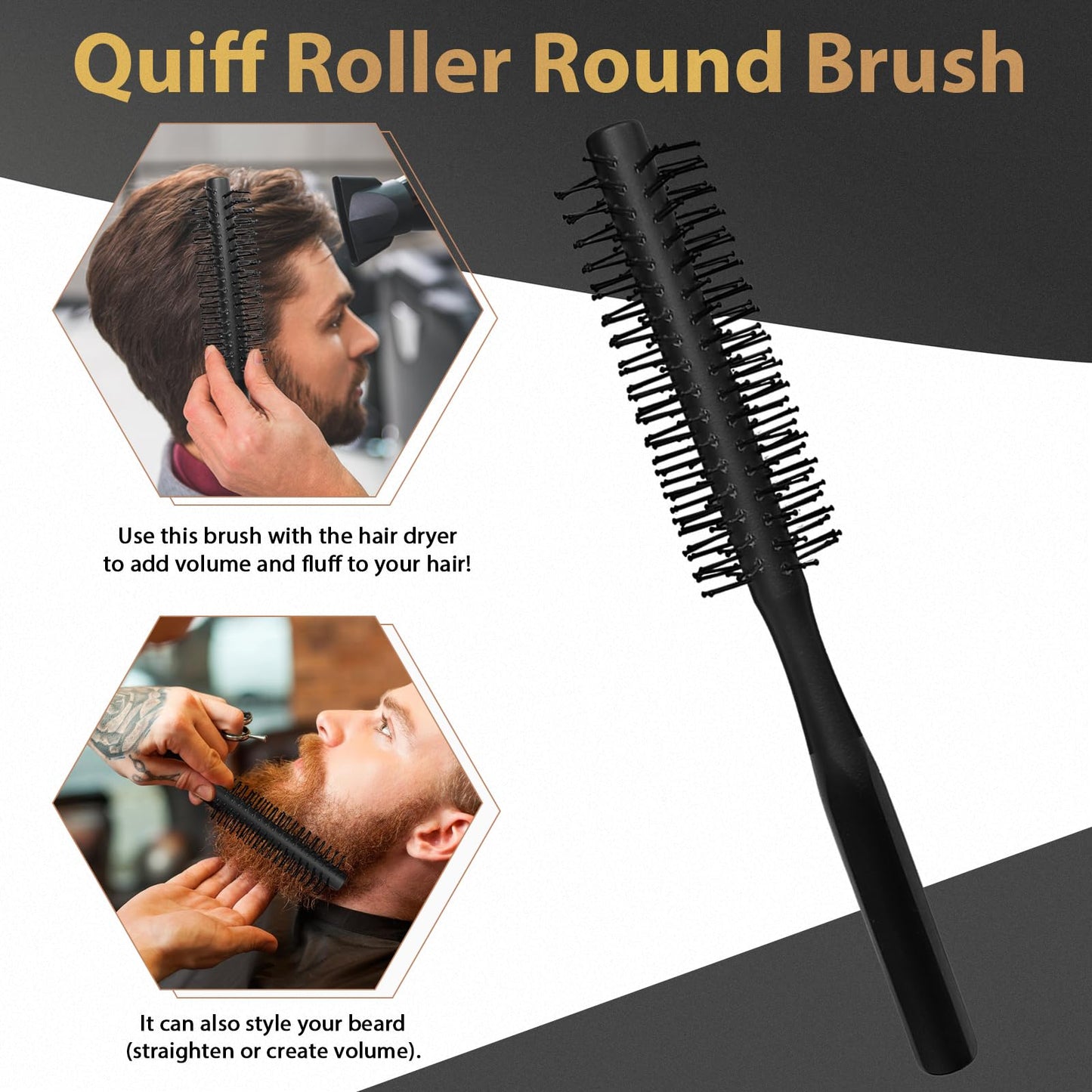 - Hair Brush Men Styling Set | DUAIU Mens Hair Combs Styling Brush 7pcs -