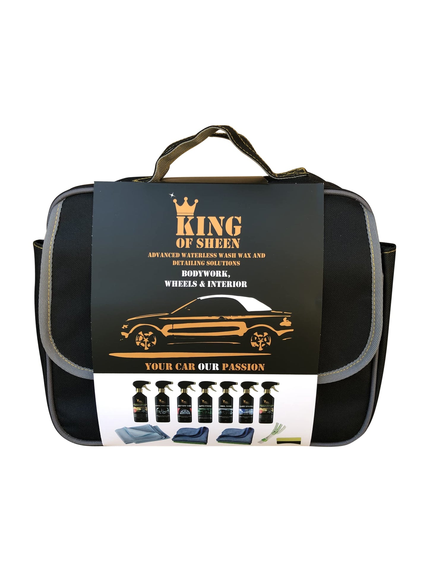 - King of Sheen Bodywork Wheels and Interior Kit -