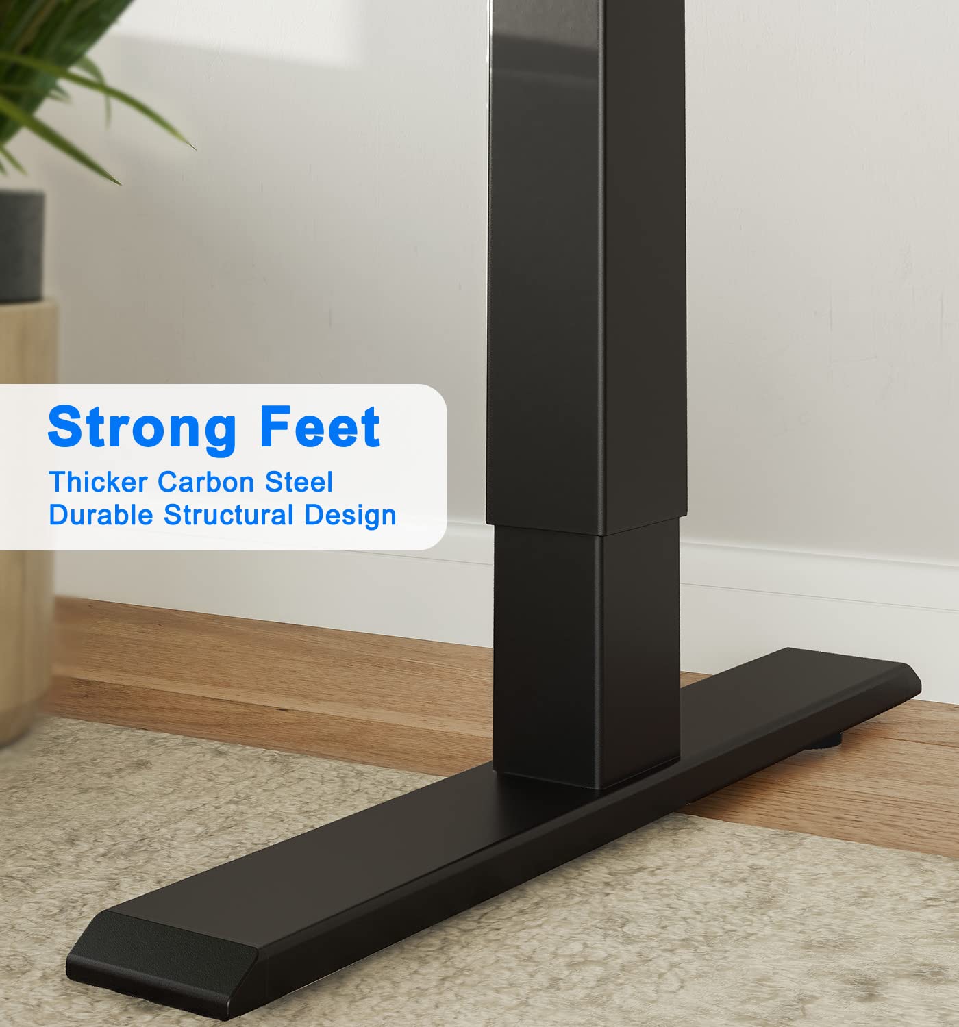 - MAIDeSITe Height Adjustable Electric Standing Desk Frame | Heavy Duty Steel Stand up Desk -