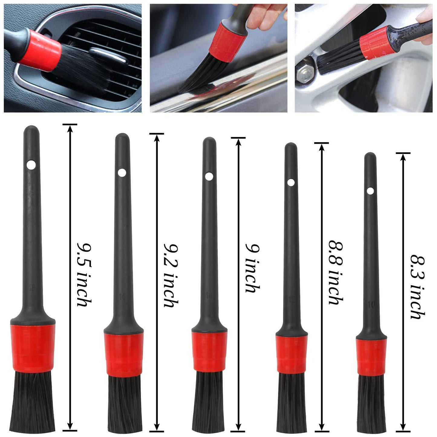 - GOH DODD Car Detailing Kit | 24 Pieces Detailing Brush Set Car Interior Detailing Kit -