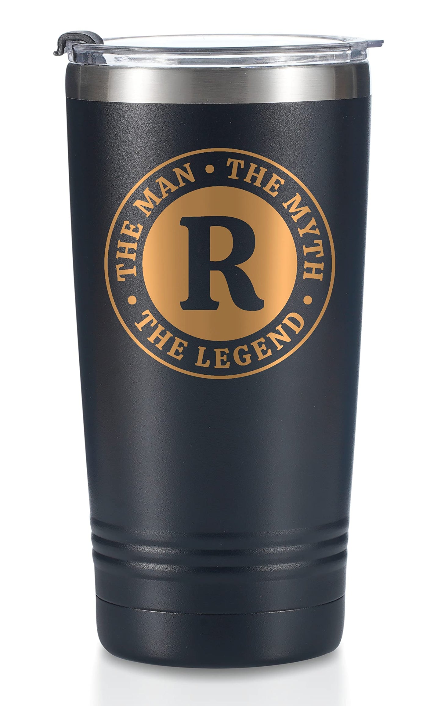 - Onebttl -The Man The Myth The Legend Mug | Stainless Steel Travel Tumbler for Men | Funny & Personalised Coffee Cup -