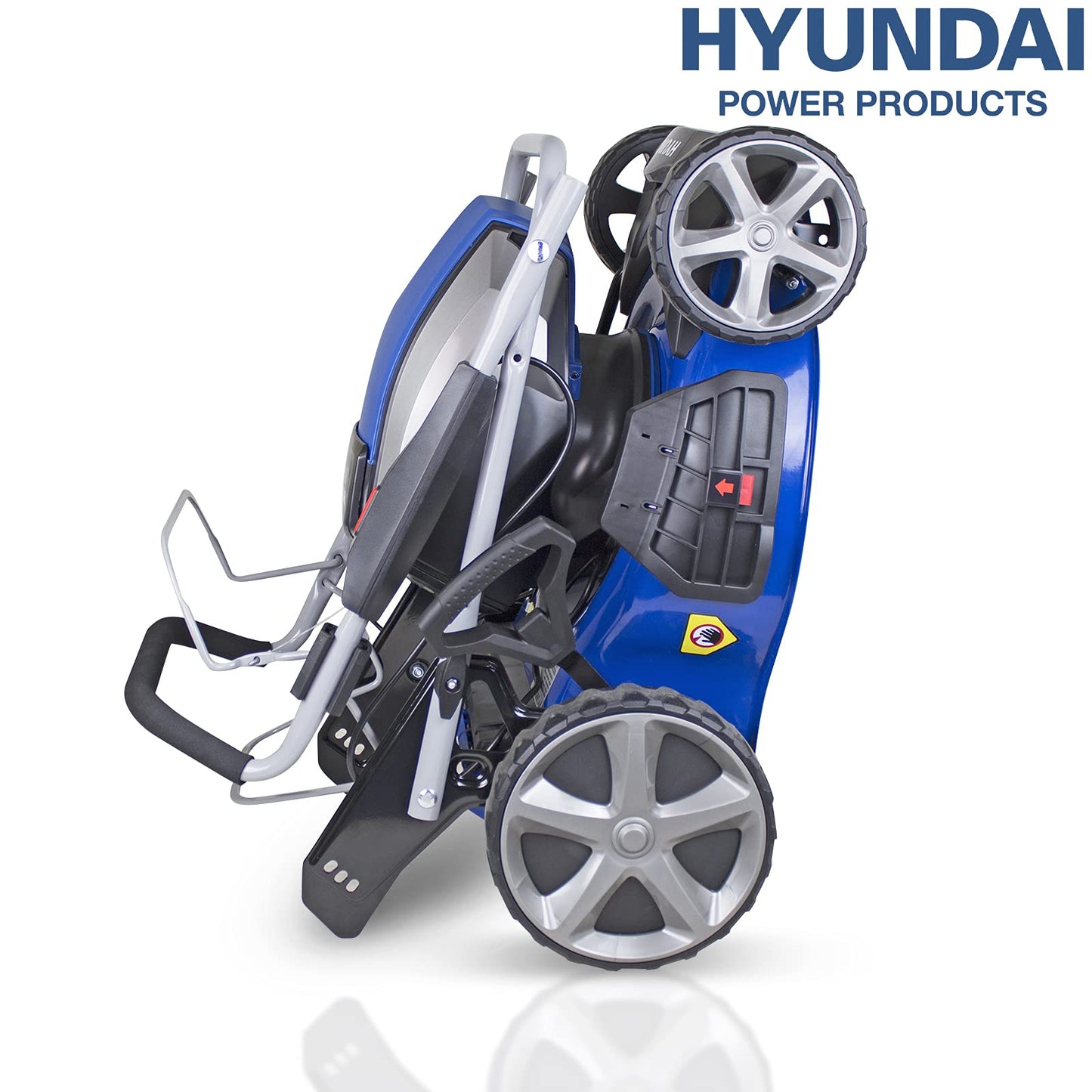 - Hyundai 18"/45cm Cordless 80v | Lithium-Ion Battery | Self Propelled Lawnmower with Battery and Charger | 6 Cutting Heights | 65l Grass Collector | Foldable Handles -