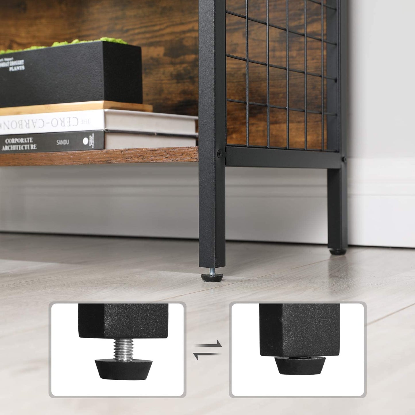 - VASAGLE Bookcase, Office Storage Shelf -