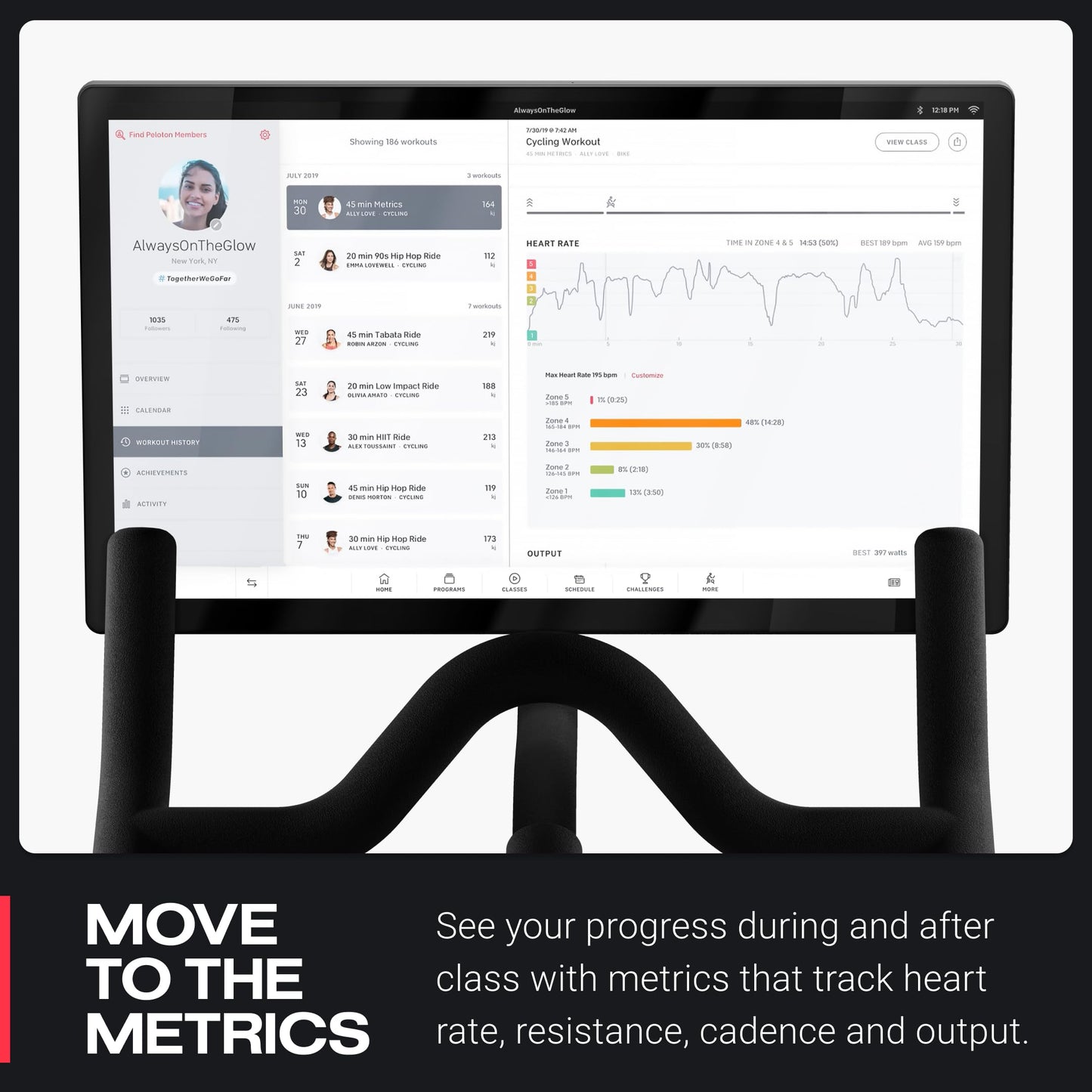 - Original Peloton Bike | Indoor Stationary Exercise Bike | Immersive 22” HD Touchscreen -