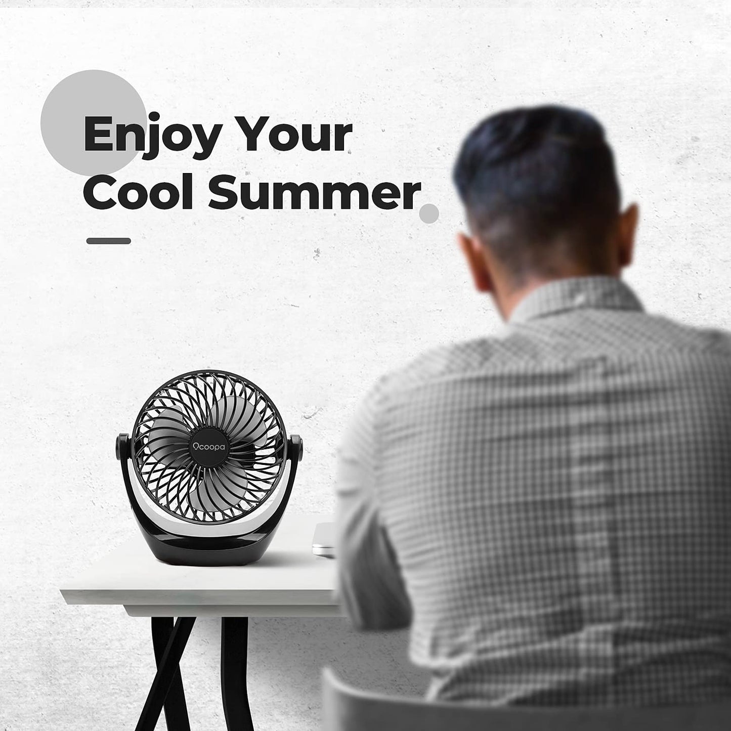 - OCOOPA USB Fan | USB Desk Fan Table Fan | Strong Airflow & Quiet Operation -