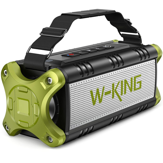 - W-KING Bluetooth Speakers, 90W Peak 50W RMS Portable Bluetooth Speaker
