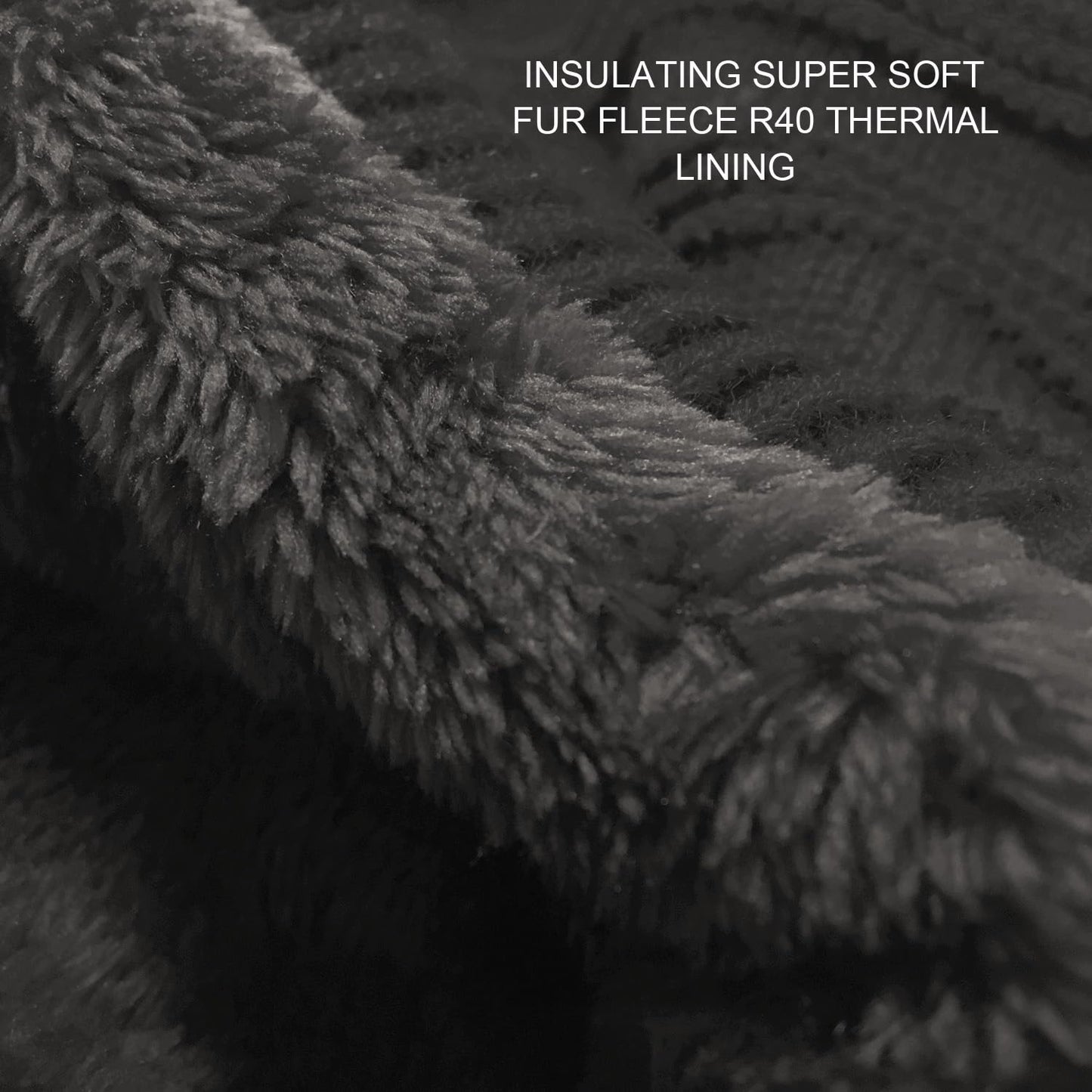 - RockJock R80 Kids | Ribbed Striped Thermal Insulating Bobble Hat -