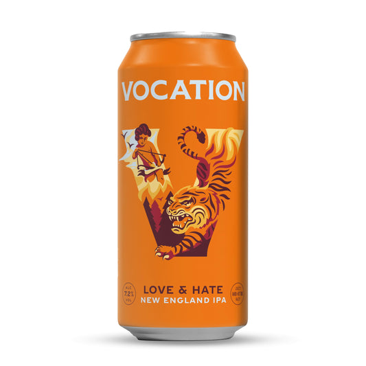 - Vocation Brewery | Love & Hate 7.2% New England IPA | 12 x 440 ml | Juicy Craft Beer -