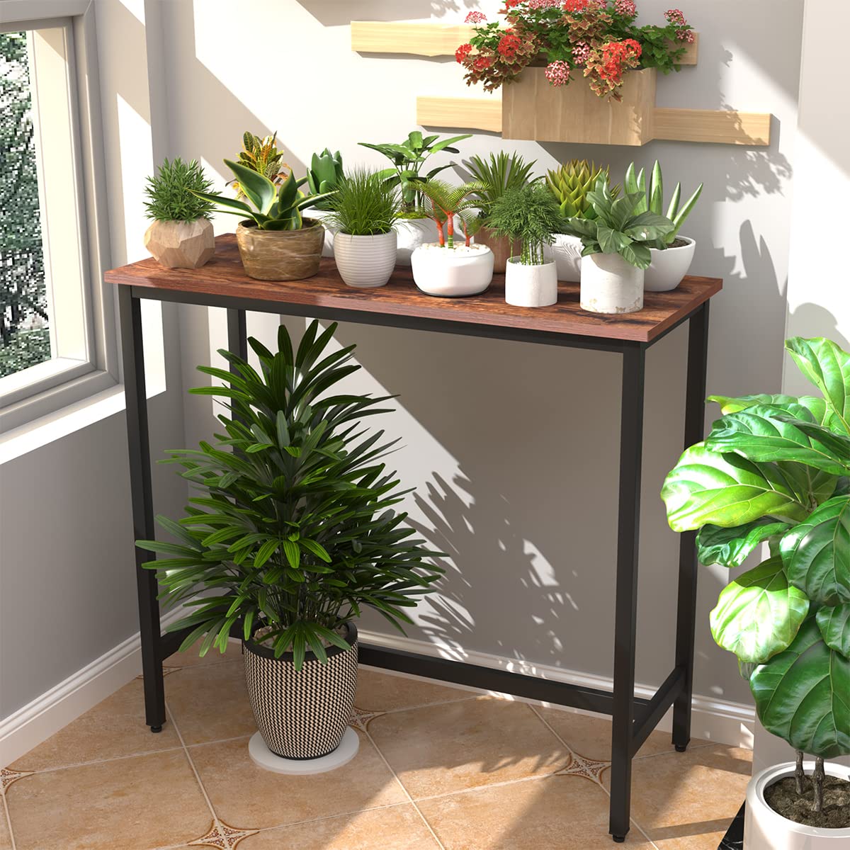- KU Syang Bar Table | 100cm Breakfast Bar Side Table -
