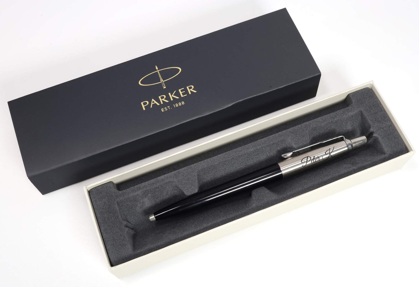 - Personalised Custom Parker Jotter Pen + Gift Box -