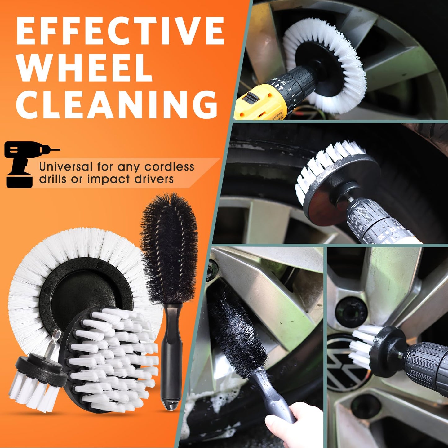 - KEYAYE 25 Pcs Car Cleaning Kit | Car Detailing Kit | Ultra-Soft Car Detailing Brushes | Car Washing Kit with Microfibre Cleaning Cloth -