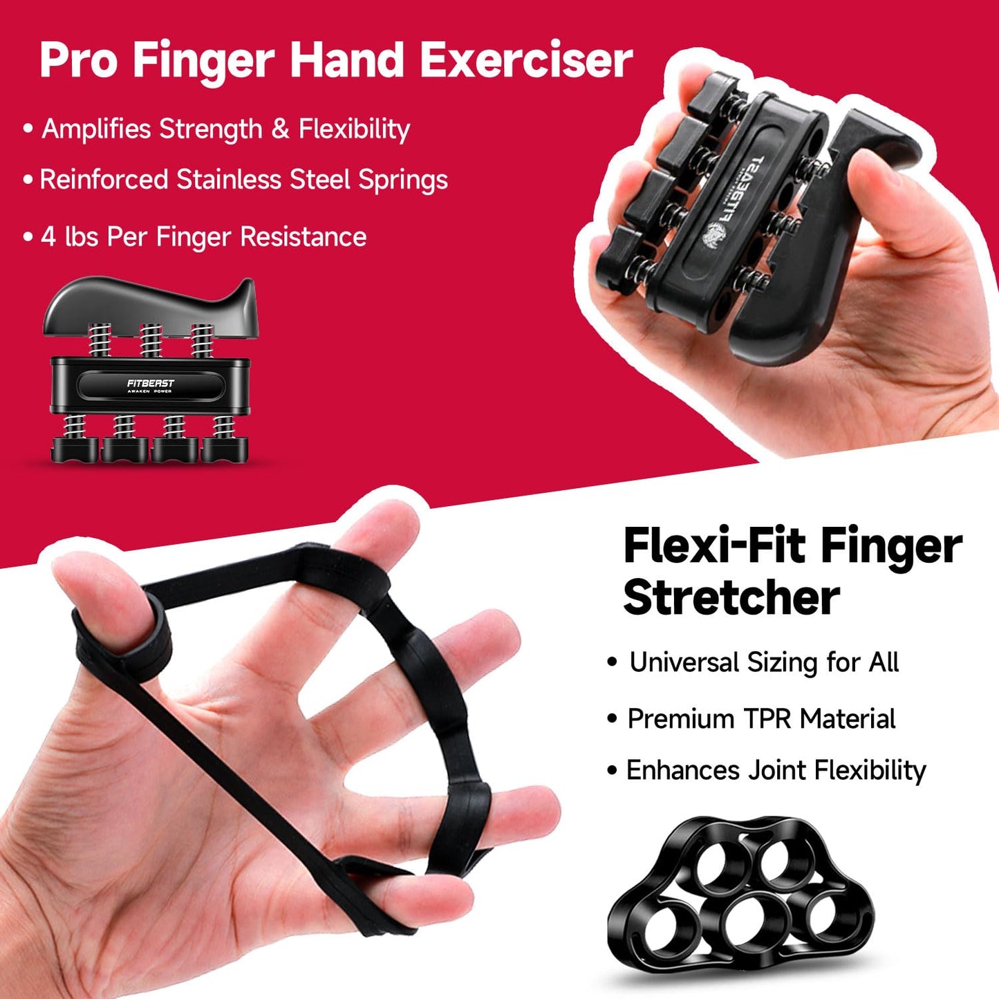 - FitBeast Grip Strengthener -