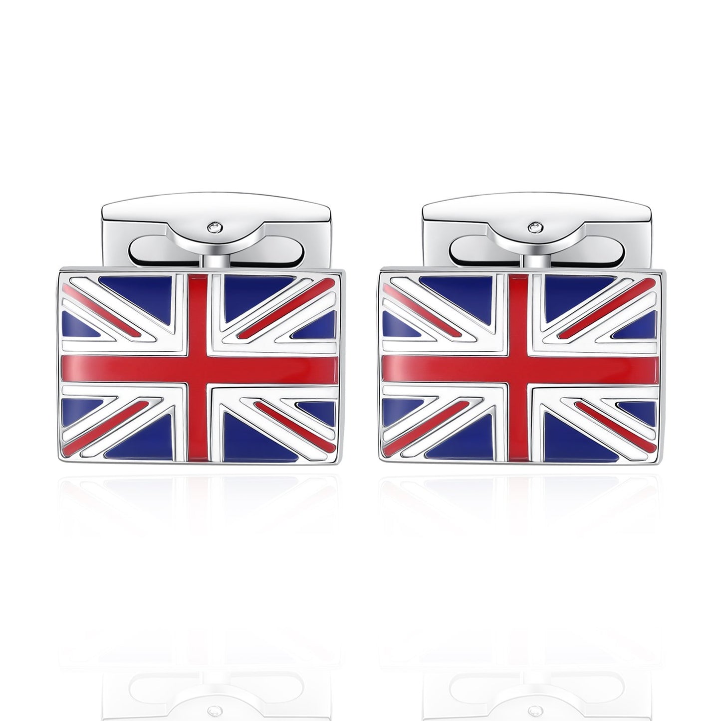 - HONEY BEAR | Union Jack Flag Cufflinks For Men | Mens Cufflinks For Weddings -
