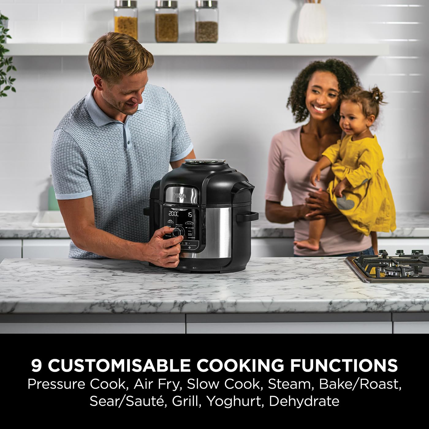 - Ninja Foodi MAX Multi Cooker | 7.5L with 9 Cooking Functions -