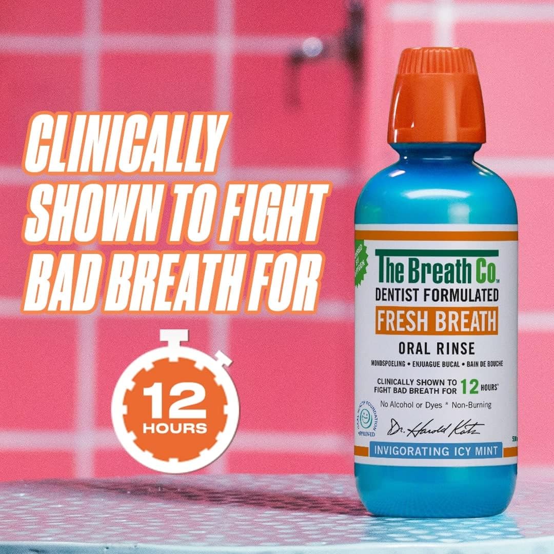 - The Breath Co. Alcohol Free Mouthwash | Dentist Formulated Oral Rinse -