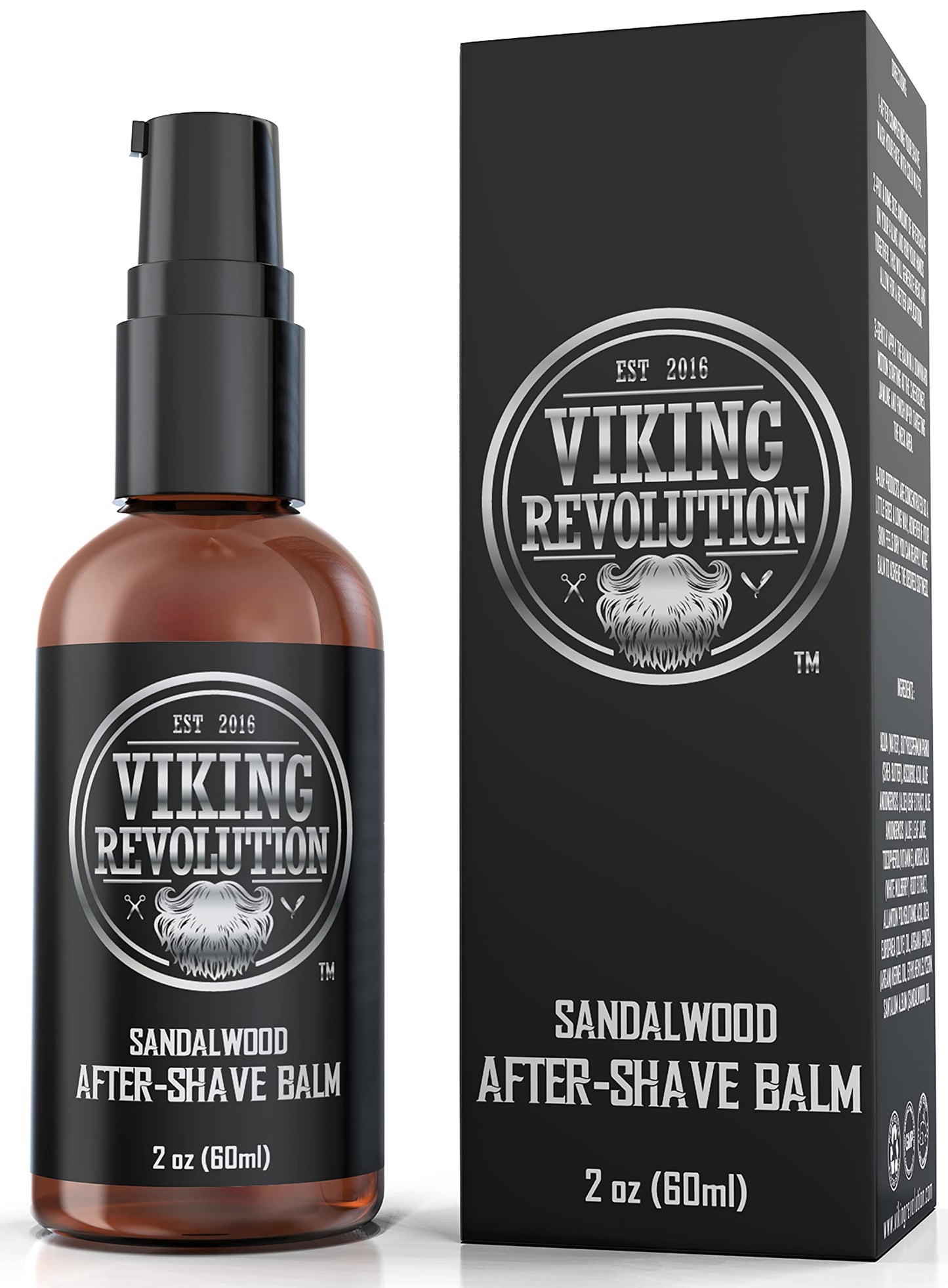 - Viking Revolution Aftershave Balm for Men for Sensitive Skin - Sandalwood Scent -