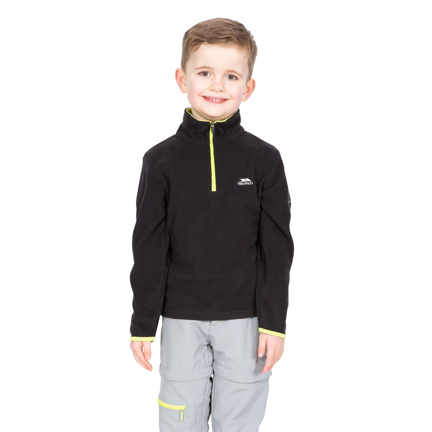 - Trespass | Boys' Etto At100 Microfleece | Black | Size 7 8 UK -