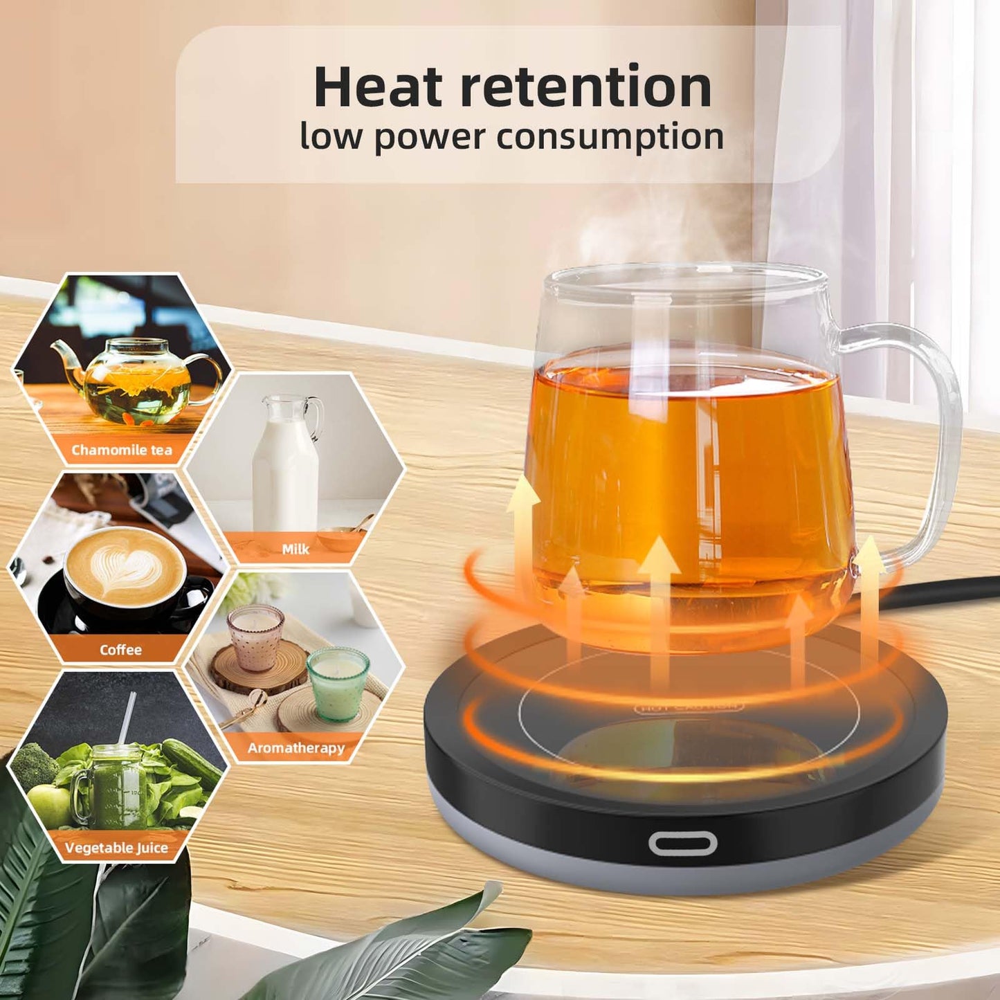 - Smart Coffee Mug Warmer | Coffee Warmer Auto On/Off Gravity-Induction For Office -