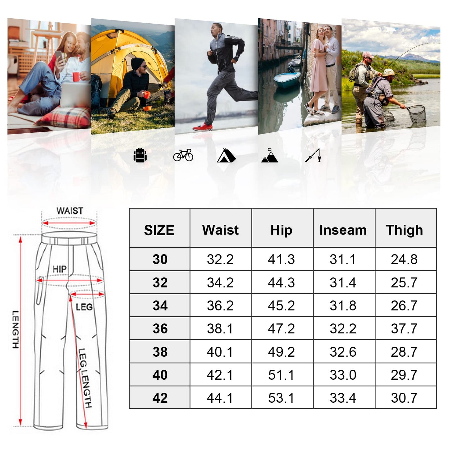 - Mosingle Walking Hiking Trousers Mens | Safari Zip Off Lightweight Quick Dry -