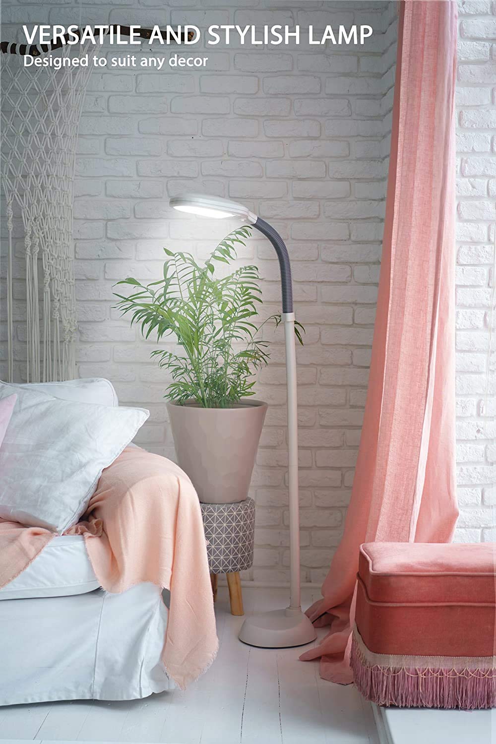 - Kenley Daylight Reading Lamp | Floor Standing | Standard Reading Light -