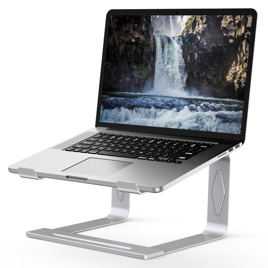 - Tonmom Laptop Stand for Desk | Metal Laptop Riser Holder -