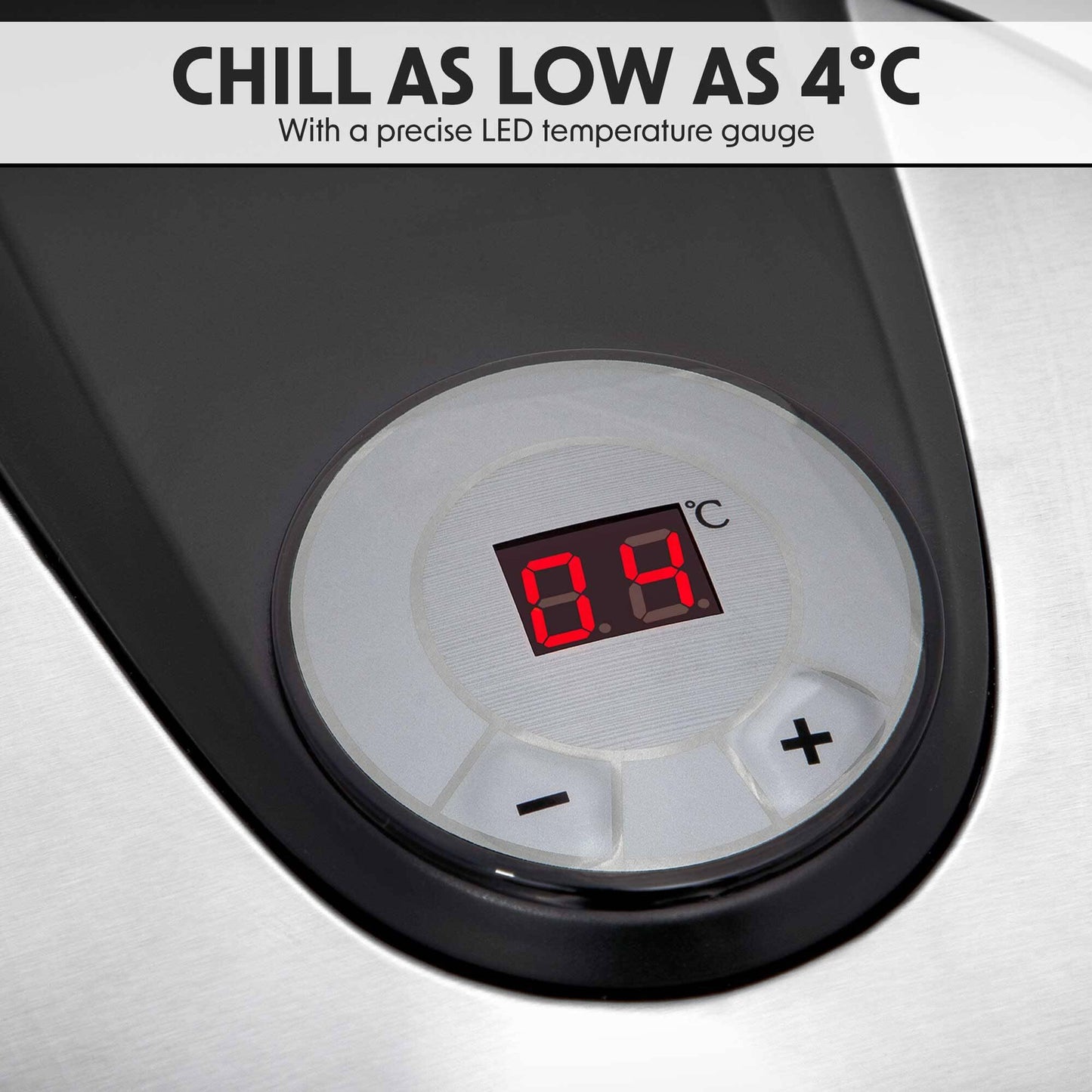 Baridi 5L Beer Draught Dispenser Tap Machine with Integrated Cooling for 5L Kegs - DH49