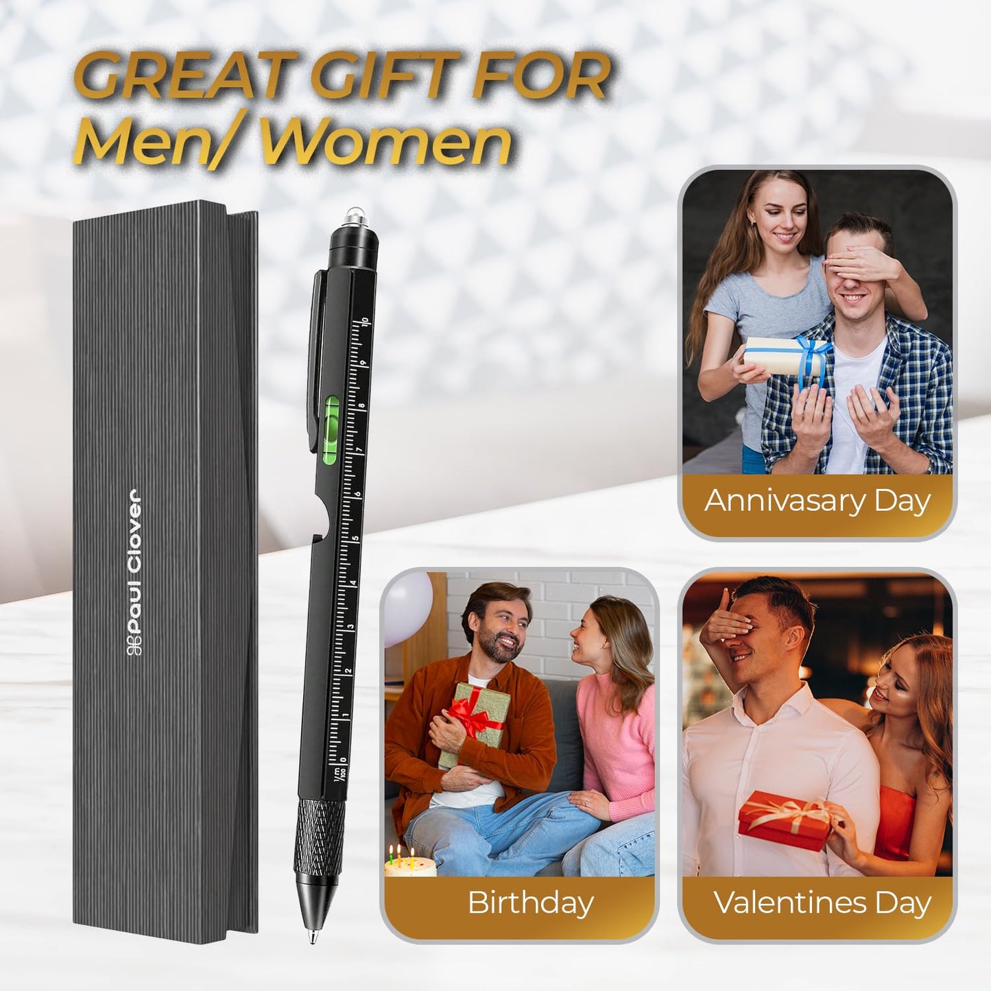 -  Personalised Engraved 9 in 1 Multi Tool Pen Set -