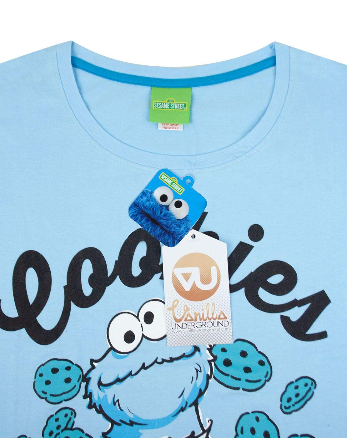 - Sesame Street Cookie Monster | Women's Ladies Adult's Pyjamas Nightwear -