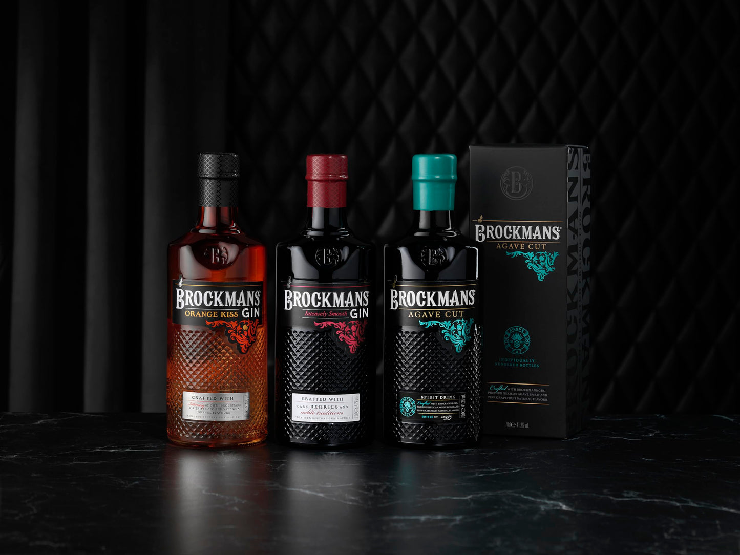 Brockmans Agave Cut crafted with Brockmans Gin, premium Mexican Agave Spirit and Pink Grapefruit, a small batch production 70cl, with gift box 41.2% abv