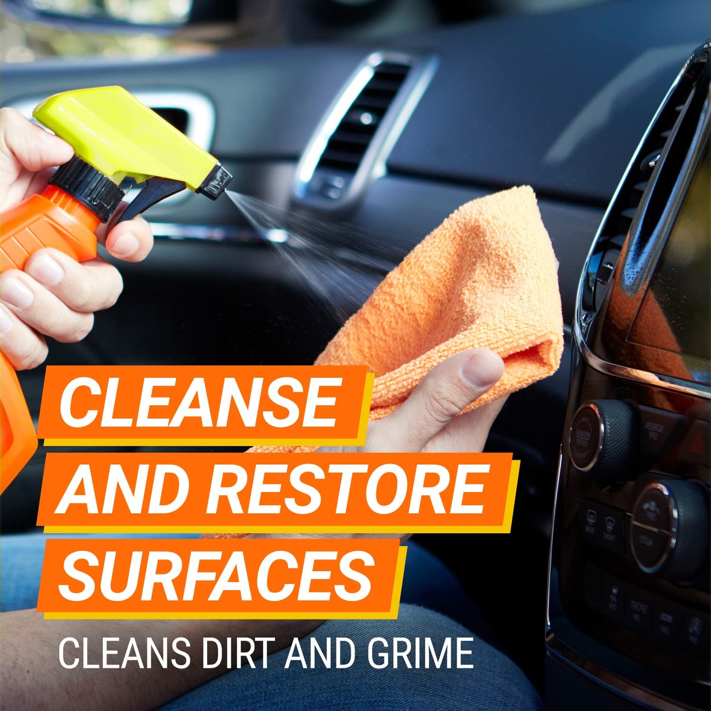 Armor All, Gloss Finish Protectant 500 ml, Cleans and Polishes Dashboard and Trims, Protects and Restores Surfaces, Suitable for Plastic, Rubber and Vinyl, Ideal for Car Detailing, Made in the UK