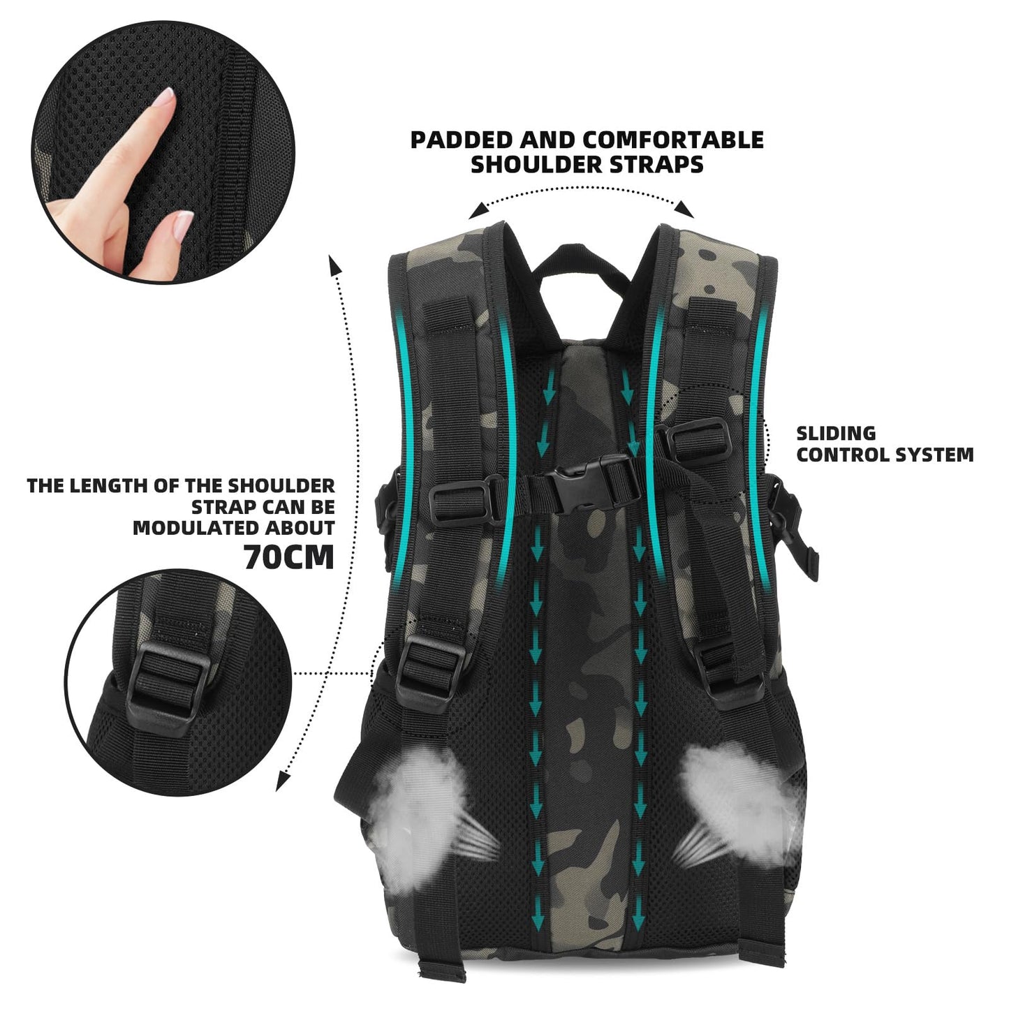 - Selighting Small Tactical Backpack | 12/20L | Military Rucksack -