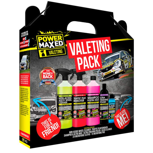 - Power Maxed Car Valeting Pack | Car Care Gift Set -