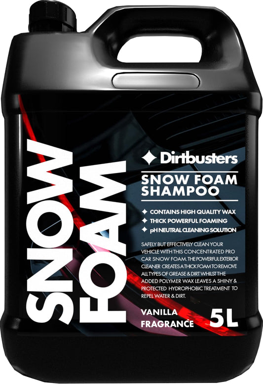 - Dirtbusters Snow Foam Car Shampoo And Wax | Powerful Thick Foam Pre Wash Car Cleaner -