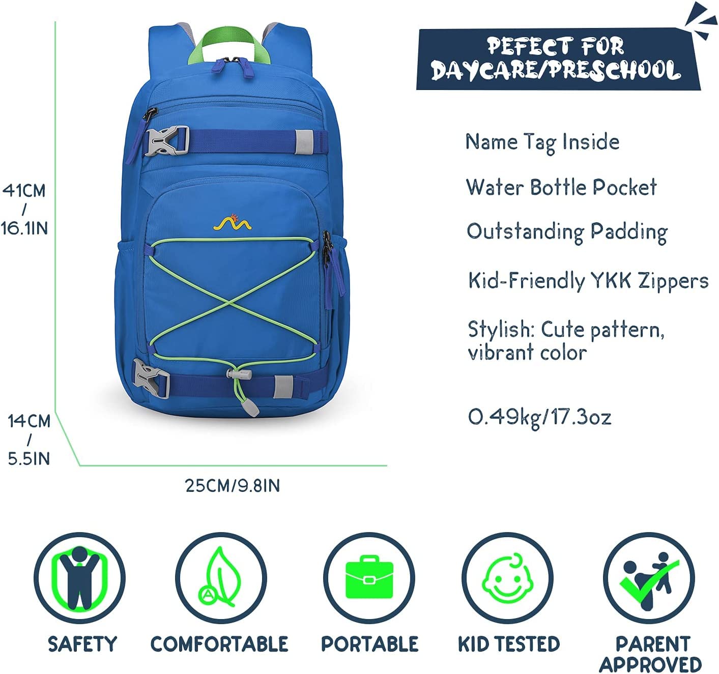 - MOUNTAINTOP 15L Kids Backpack | School Backpack | Childrens Hiking Backpack -