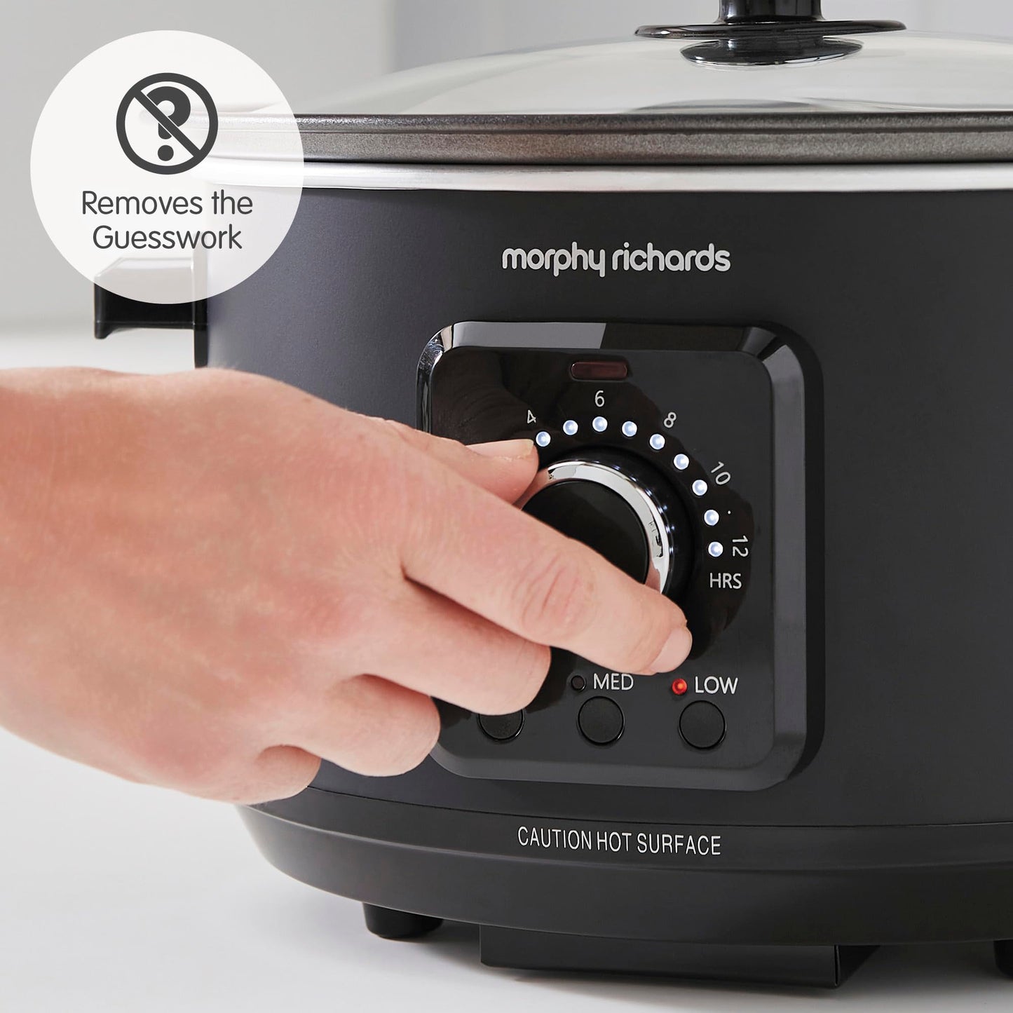 - Morphy Richards 3.5L Easy Time Slow Cooker | Automatic Heat Settings -