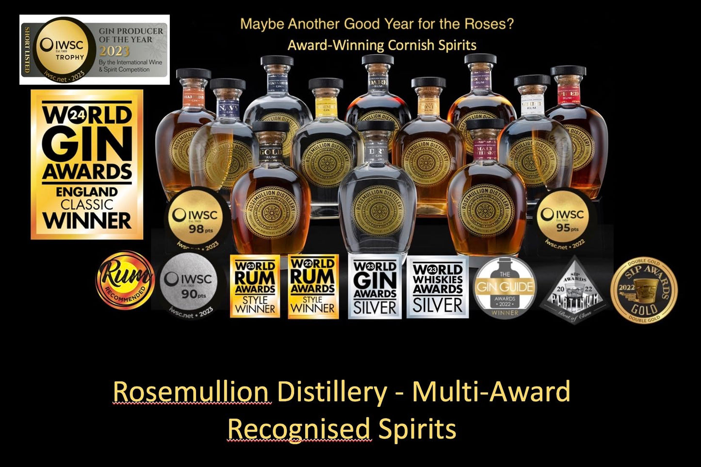 - Rosemullion Dry Gin | Multiple Award Winning Small Batch Gin | Handcrafted Bold Classic Gin -
