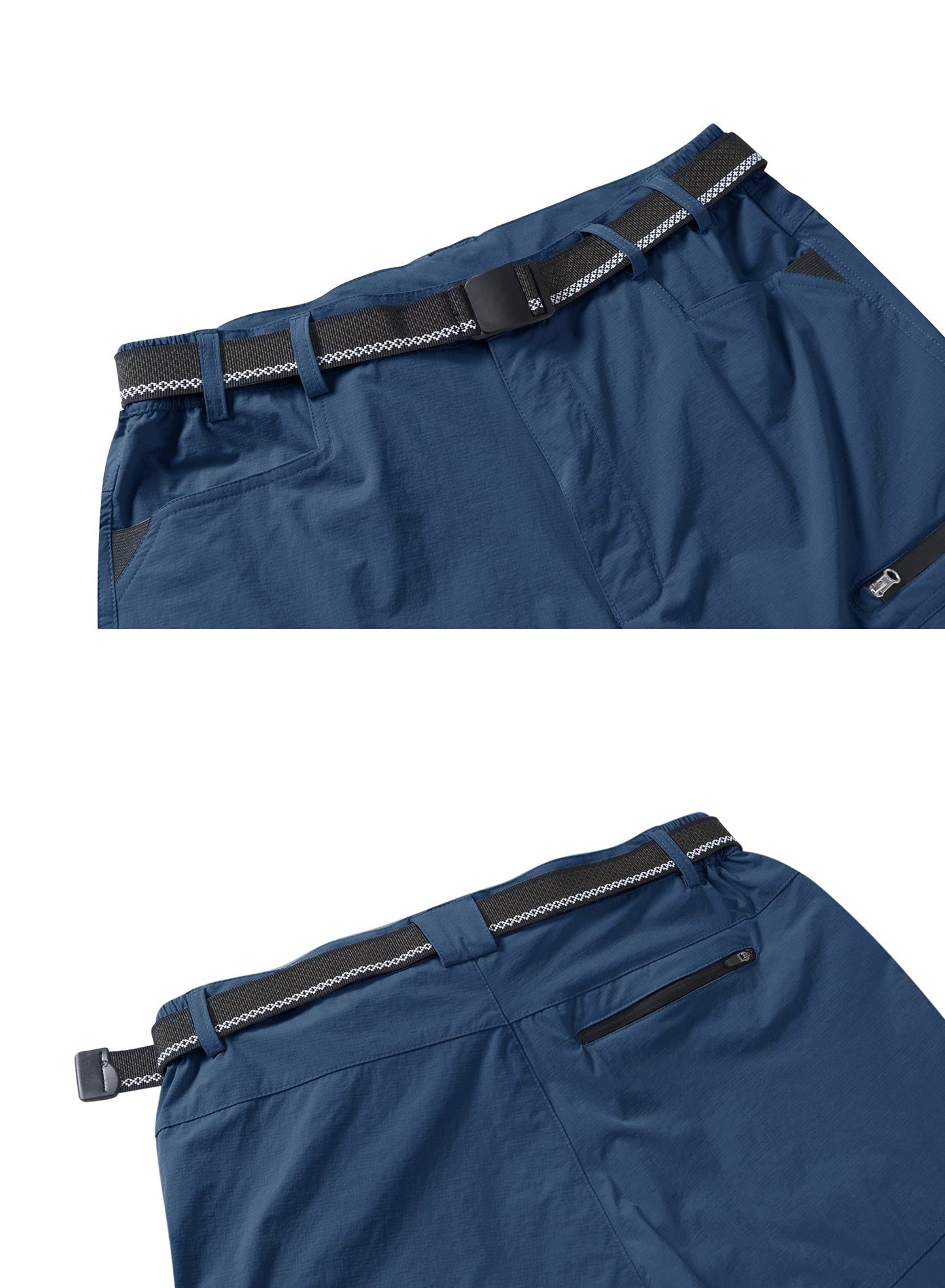 - EKLENTSON Shorts for Men |Quick Dry Cargo Shorts | Outdoor Elastic Waist Lightweight Hiking Shorts -