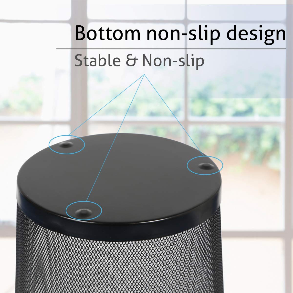 - DIVCHI Circular Mesh Wastebin | Waste Basket Garbage Can Bin -