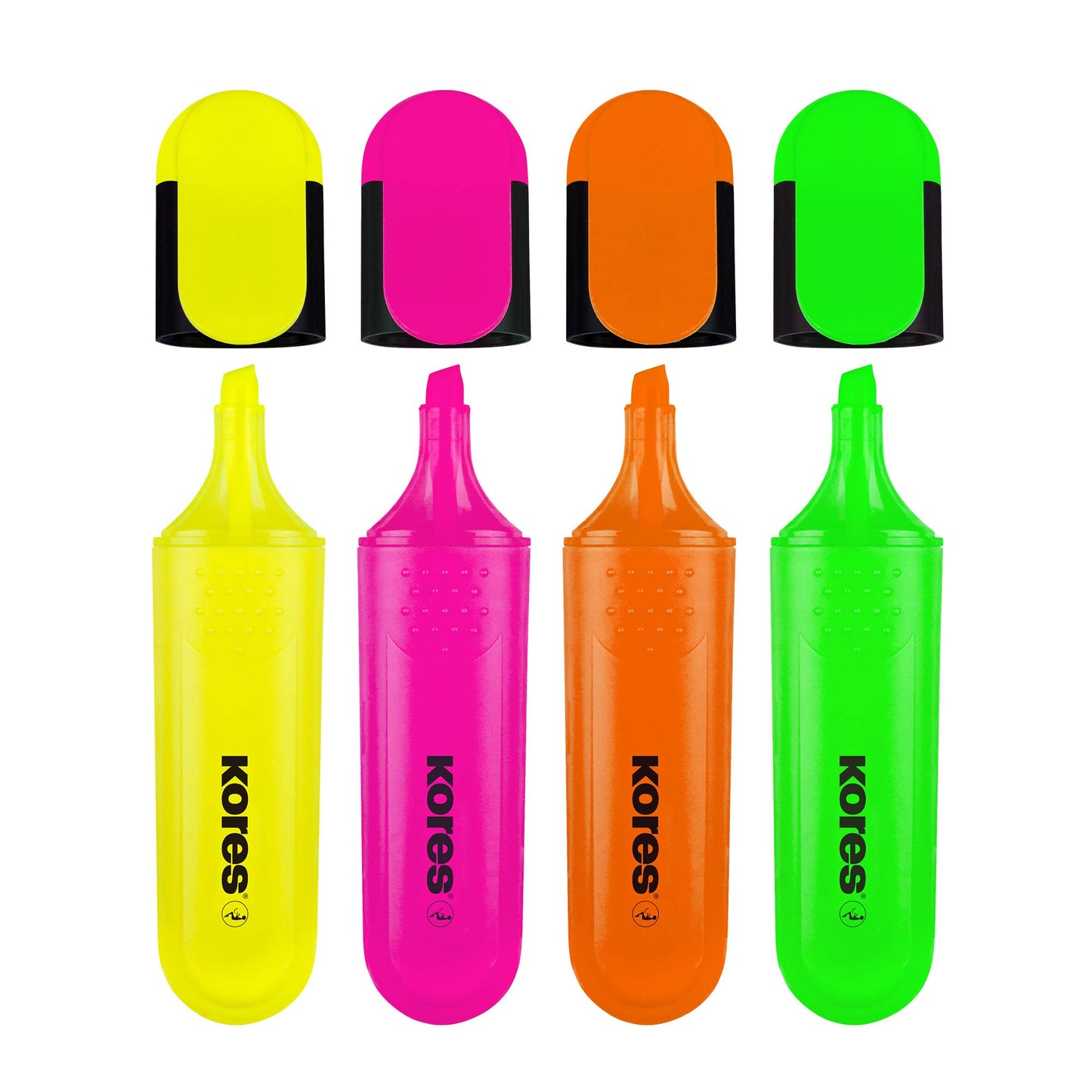 - Kores | Highlighter Pens | Bright Liner Plus | Fluorescent | Water Based-Ink -