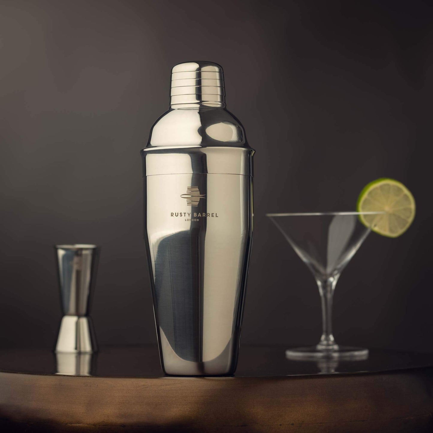 - Rusty Barrel Mayfair Original Cocktail Shaker Set | Complete Cocktail Making Set -