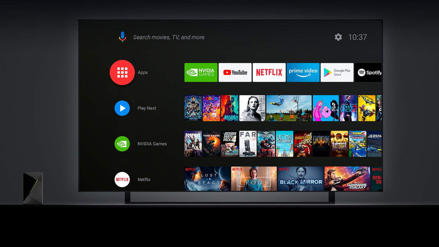 - NVIDIA SHIELD | Android TV Pro Streaming Media Player | 4K HDR | Works with Alexa -