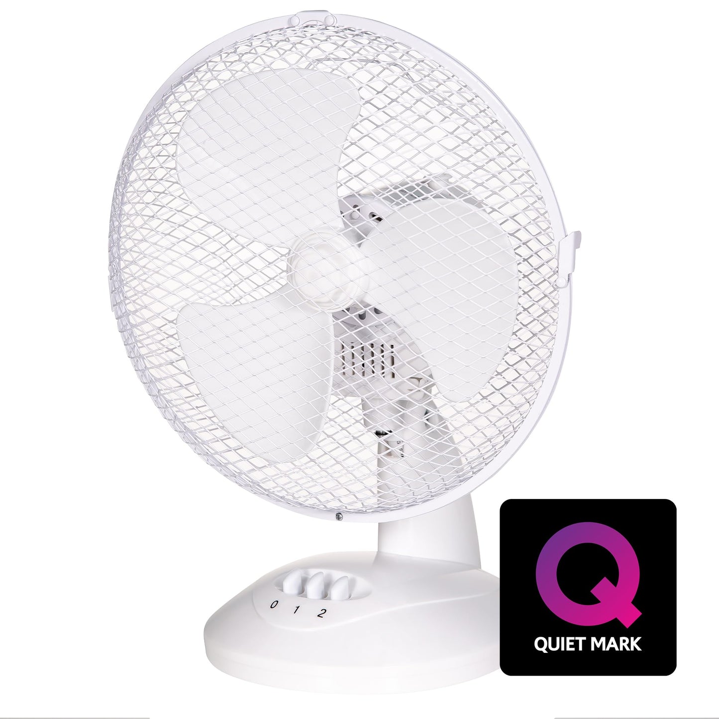 - Russell Hobbs 9" Inch | Portable Desk Fan | 2 Speeds | Wide-Angled Oscillation -
