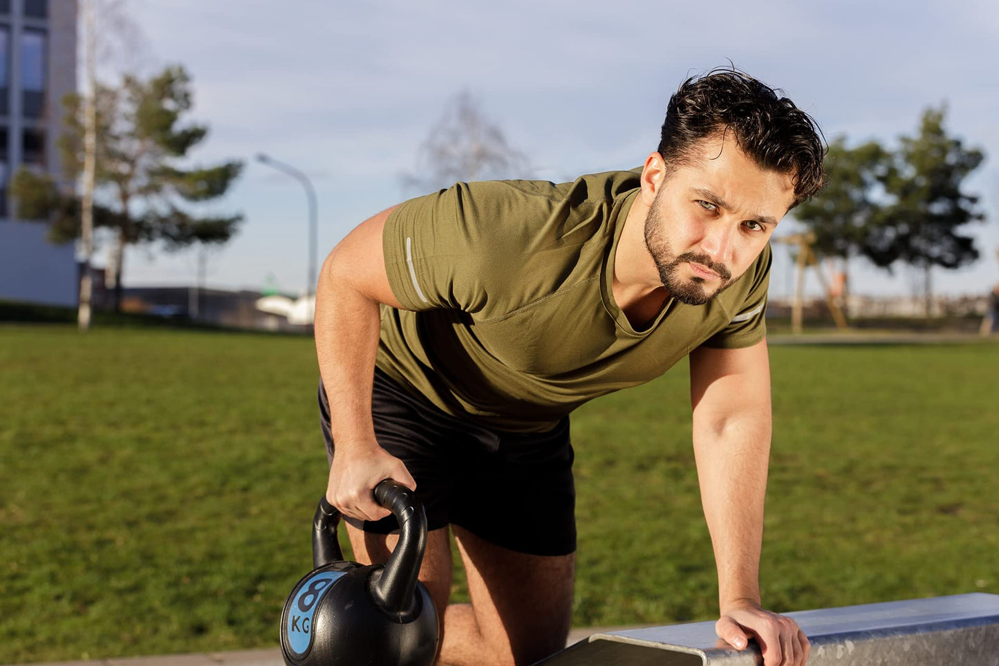 - HUAKANG 3Pack Sport Shirts For Men | Short Sleeve Dry Fit T-Shirt Running Tops For Men -