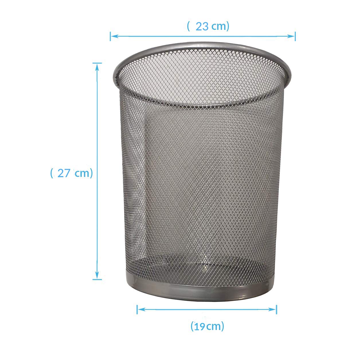 - DIVCHI Circular Mesh Wastebasket Trash Can | Waste Basket Garbage Can Bin -